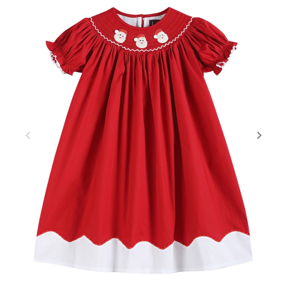 Lil Cactus size 2t red Santa dress